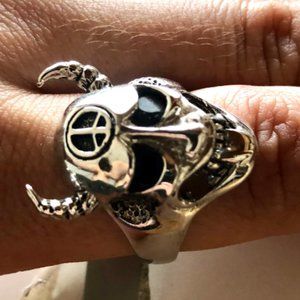 New Stainless Steel Gothic Devil Ring Size 10